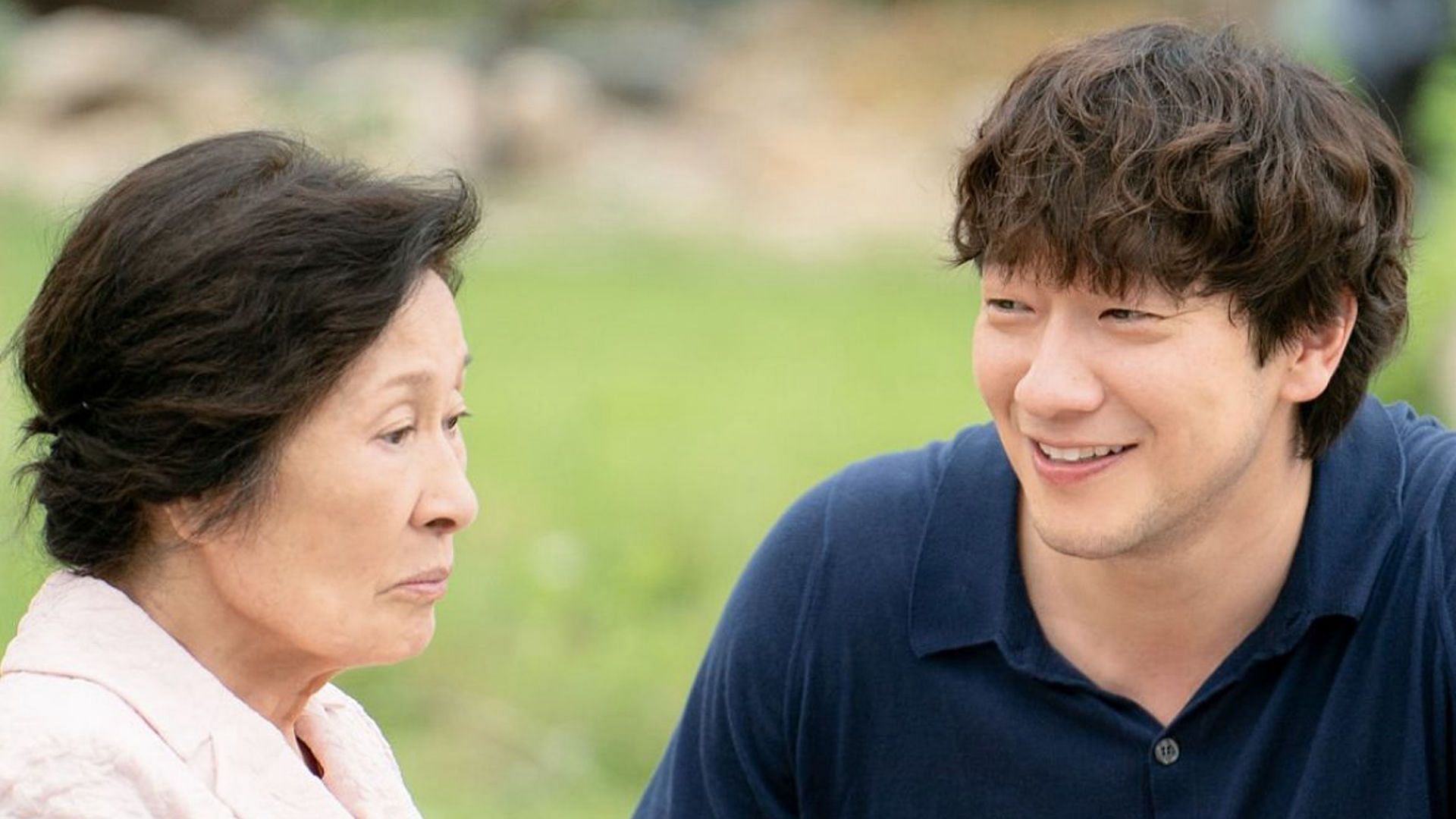 Kim Hye-ja as Lee Hae-suk and Son Suk-ku as Ko Nak-jun in Heavenly Ever After (Image via Instagram/@jtbcdrama)